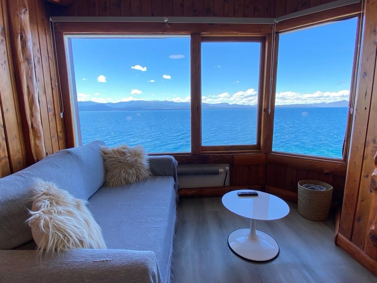Cabaña frente al lago en Bariloche